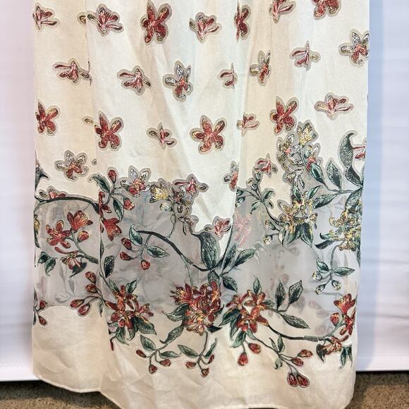 BCBGeneration Floral Burnout Maxi Dress M NWT - Picture 7 of 14